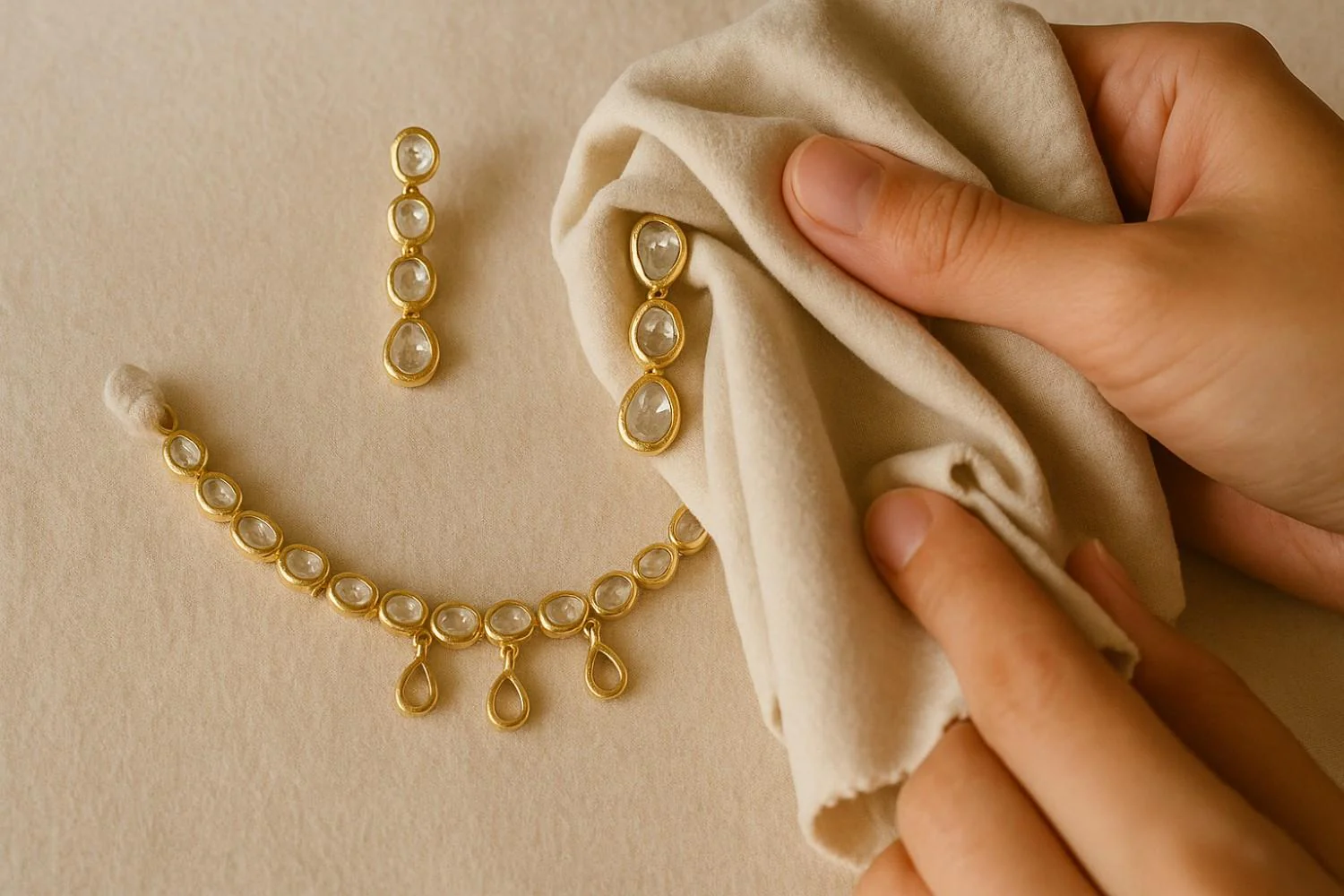 Authentic Polki & Heritage Gem Setting